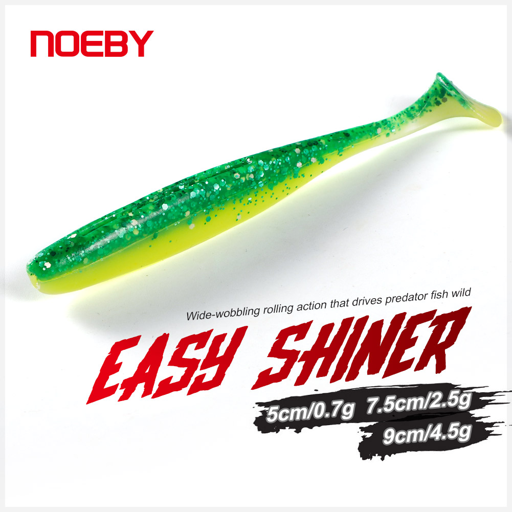 Noeby Easy Shiner Silicone Sha - Fishing Lure Soft Plastic review and price