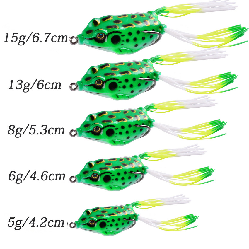 1 Pcs 5G 8G 15G Frog Lure Soft - Fishing Lure Topwater review and price