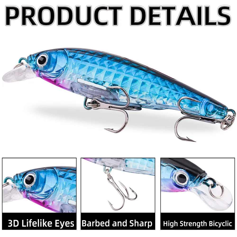 1pcs Laser Fishing Lure 9cm/9g - Fishing Lure Crankbait review and price