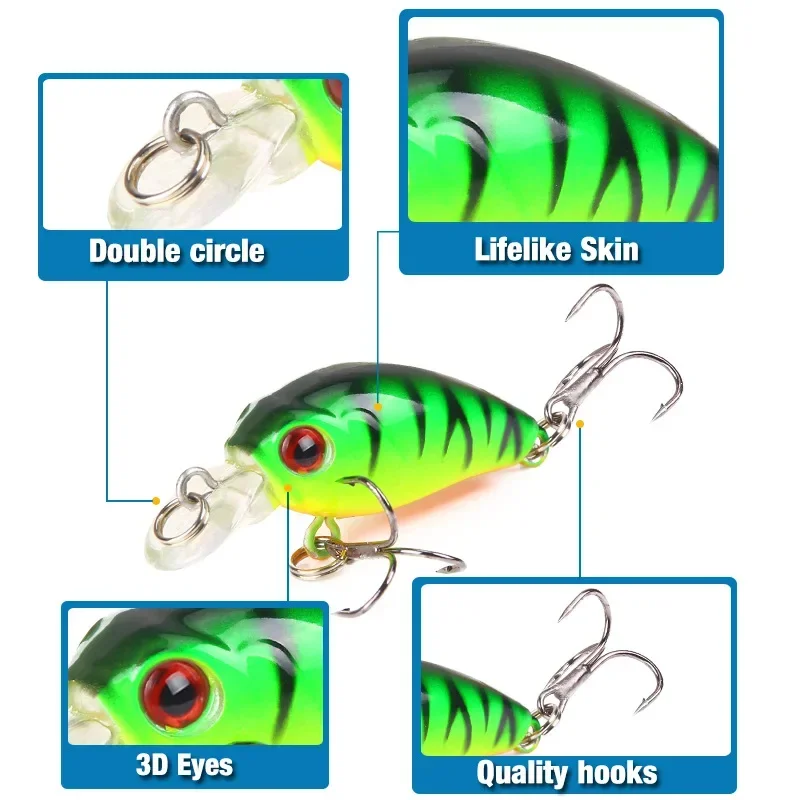 4.5cm 4g 1pcs Mini Minnow Fish - Fishing Lure Crankbait review and price