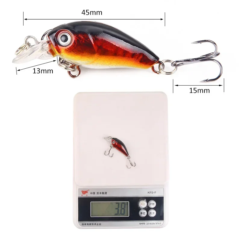 4.5cm 4g 1pcs Mini Minnow Fish - Fishing Lure Crankbait review and price