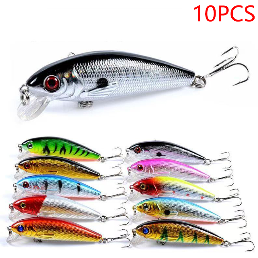 10PCS Jerkbait Minnow Crankbai - Fishing Lure Crankbait review and price