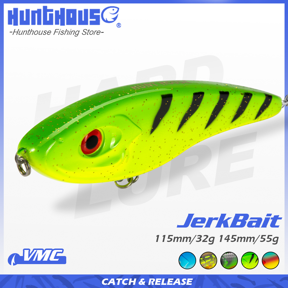Hunthouse Jerkbait Musky Buste - Fishing Lure Swimbait review and price