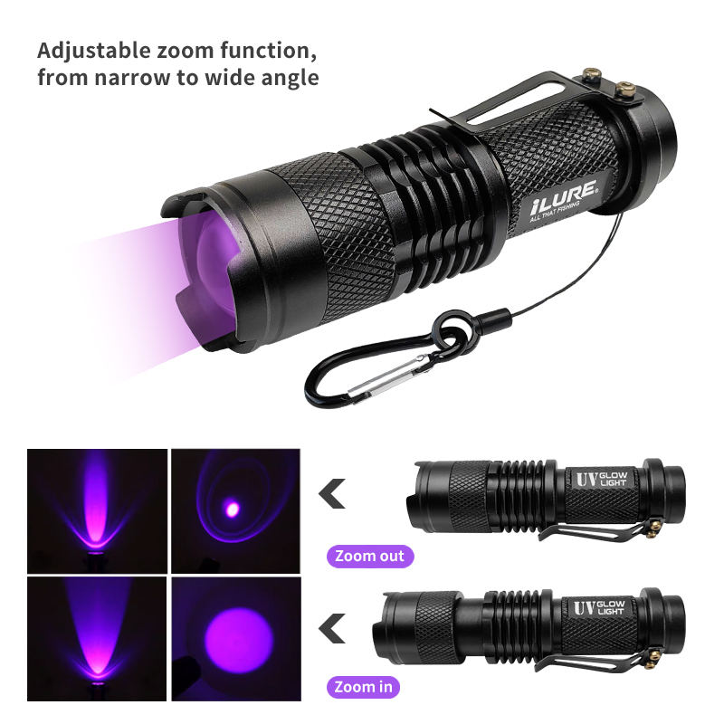 Mini UV Flashlight 395nm Ultra - Fishing Lure Kit review and price