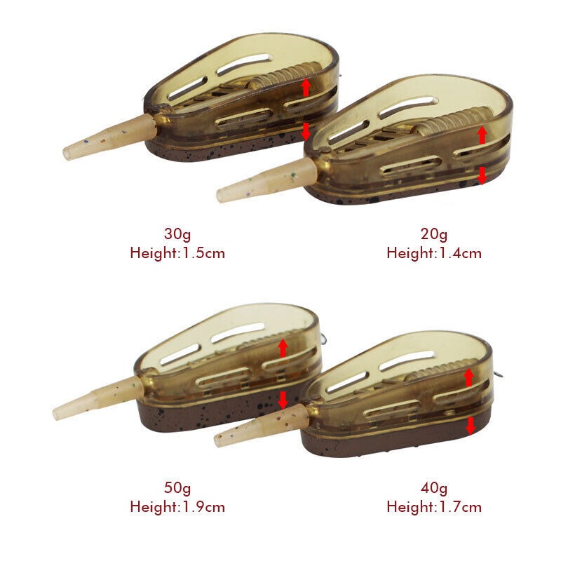 5Pcs Embed Feeder for Fishing  - Fishing Lure Kit review and price